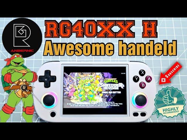 Anbernic RG40XX H unboxing  I games and systems testing  PSP PS1 Ports I Awesome Retro handheld