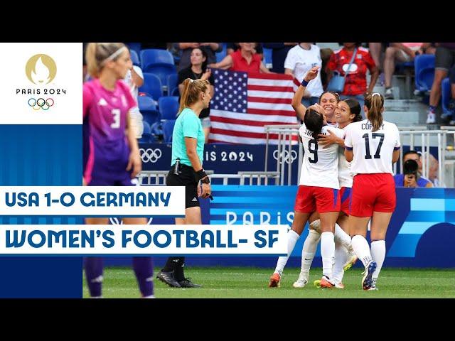 Team USA advance to women’s football final | Paris 2024 highlights