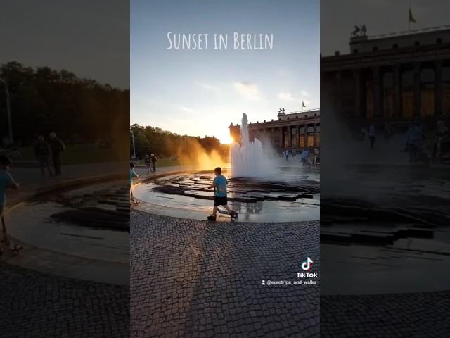 Sunset in Berlin, Germany #berlin #germany #sunset #city