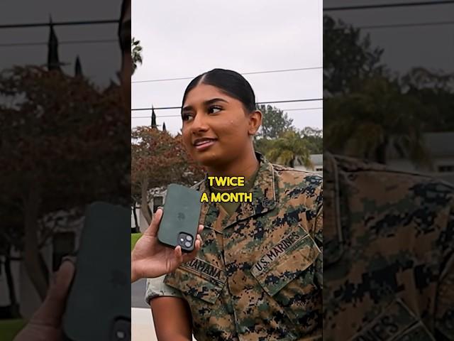 How Much A Female Cpl In The Marine Corps Gets Paid!  #military #marines #army #navy #airforce