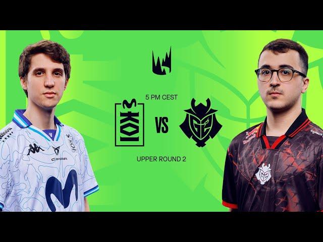 G2 vs. MKOI | 2025 LEC Spring Playoffs - Upper Bracket Round 2