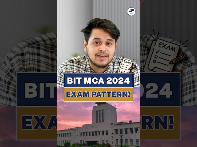 BIT MCA Exam Pattern 2024 BIT MCA Admissions 2024MCA Admissions #shorts #mca #bit #mcacourse