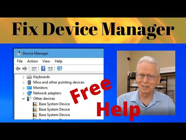 Solved - Device Manager Errors - Other Devices Section with Exclamation Marks