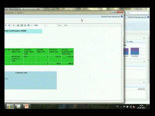 Navtechdays2012 reporting story Microsoft Dynamics NAV 2013