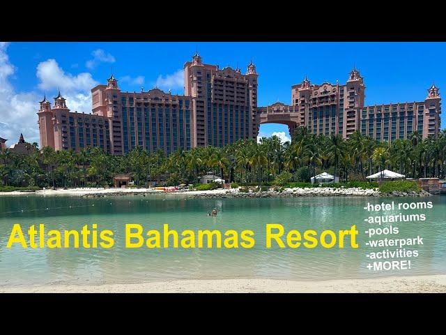 Atlantis Bahamas, Paradise Island:  Resort Info + Amenities,  Waterpark Info, Pros/Cons!