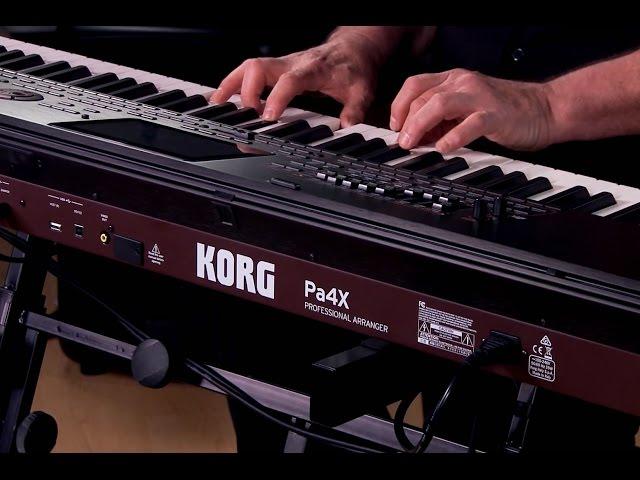 Korg Pa4X Arranger Workstation Keyboard - Performance with Steve McNally