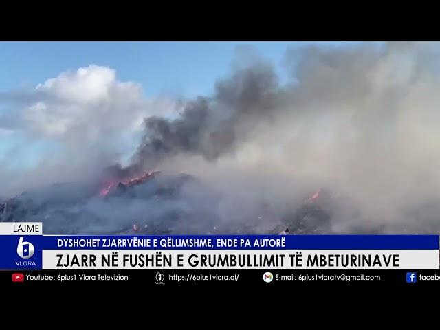 Zjarr në fushën e grumbullimit të mbeturinave - Dyshohet zjarrëvënie e qëllimshme, ende pa autorë