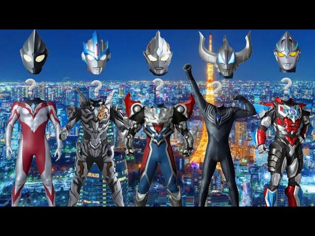 WRONG HEADS ULTRAMAN DARK, ZERO, SEVEN, GEED MAGNIFICENT, TIGA, ARC, ORB, ULTRAMAN ROSSO