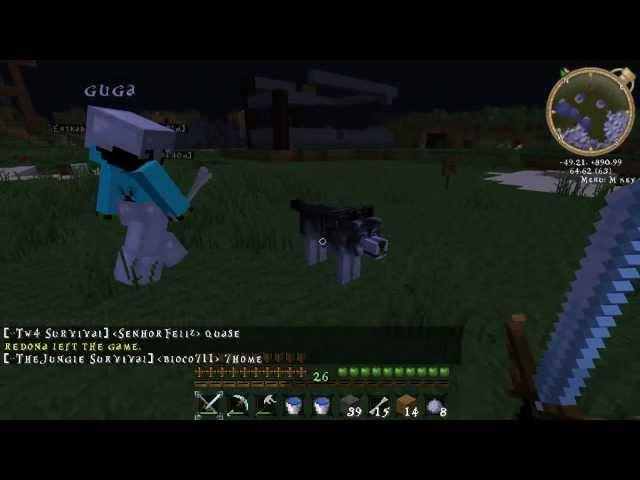 Minecraft: DecoyMoreira Ft Guga - Sobrevivência Multiplayer "Creeper Like a Ninja!"