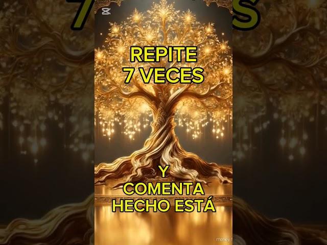 Repite 7 Veces y Manifiesta #shortsviral #guiaespiritual #abundancia #decretos #dinero #universo