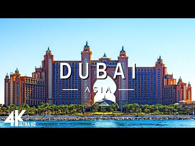 FLYING OVER DUBAI ( 4K UHD ) - Relaxing Music Along With Beautiful Nature Videos - 4K Video Ultra HD