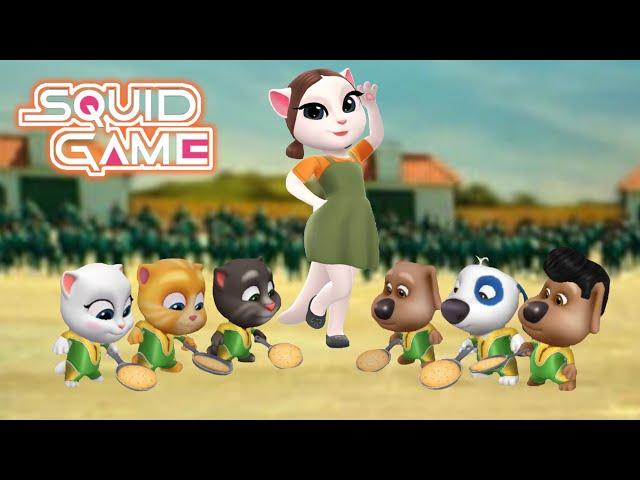 My Talking Tom Friends - SQUID GAME - CAT vs DOG