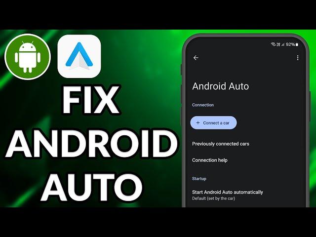 How To Fix Android Auto Not Working