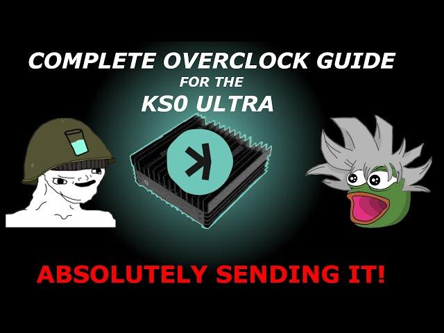 TSwift Overclocking Guide for the KS0 Ultra! Overclocking on Easy Mode!