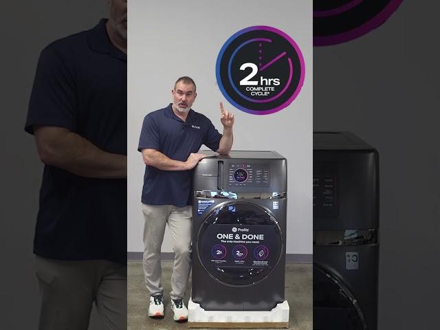 GE One & Done: The BEST combo washer/dryer on the market! @geappliances #combo #washer #dryer