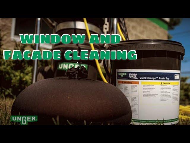 Window and facade cleaning with UNGER HydroPower DI