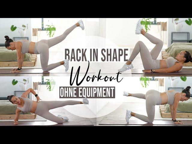 HOME WORKOUT für Anfänger | ohne springen | EINFACH wieder in Form kommen | Ohne Wiederholungen