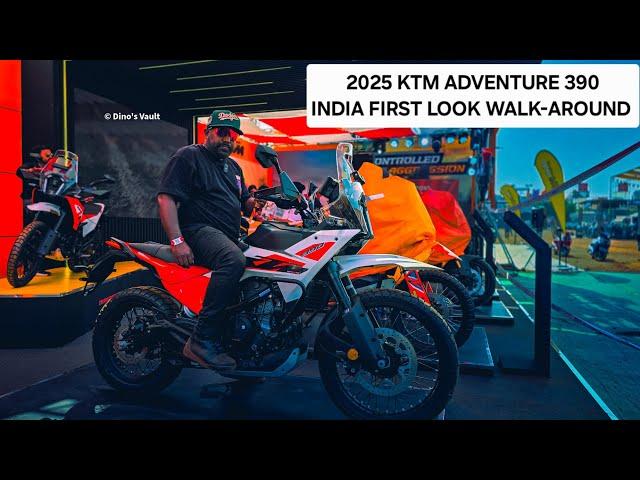 2025 KTM 390 Adventure India First Look Walkaround Review