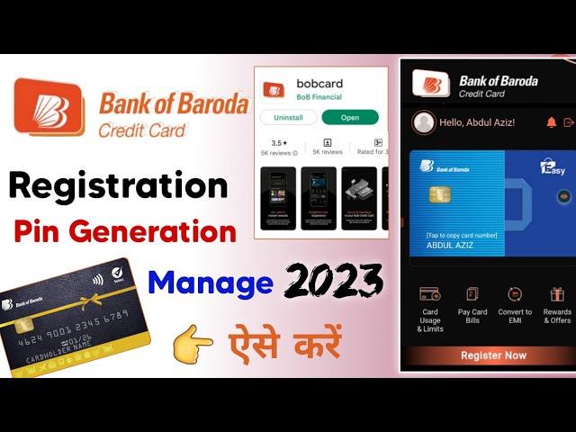 How to Registration Bob Card App ¦ Bob Card App Login Kaise Kare ¦ Bob Credit Card