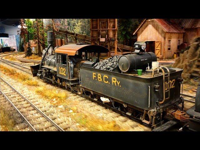 One Of The Best and Most Detailed Model Railroad Layout With Steam Trains in the World 4K UHD