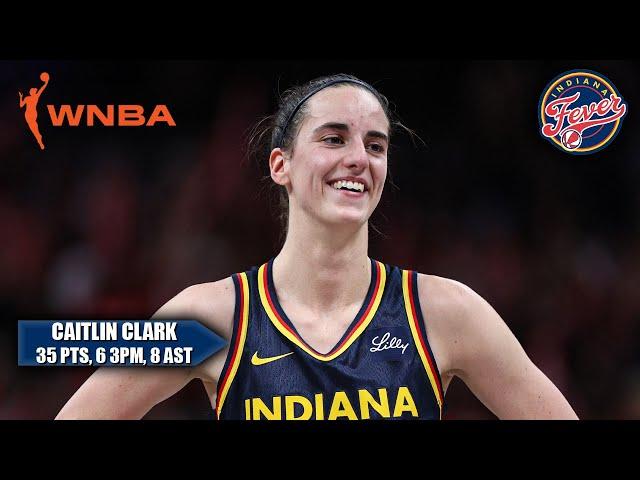 Caitlin Clark NEW CAREER HIGH  35 PTS in Fever win vs. Wings | WNBA on ESPN