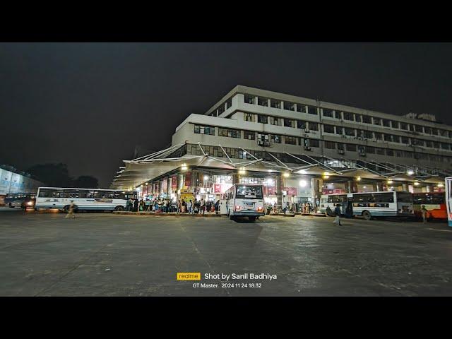 Back to Back GSRTC Bus Arriving and Departing From Busy Ahmedabad Gita Mandir Bus Port.