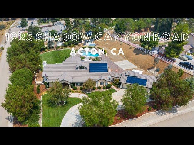Acton Pool Home! 1925 Shadow Canyon in Acton