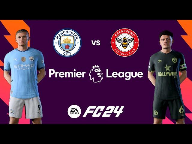 FC 24 | Man City vs Brentford | Premier League 24/25 | PC Gameplay 1080P