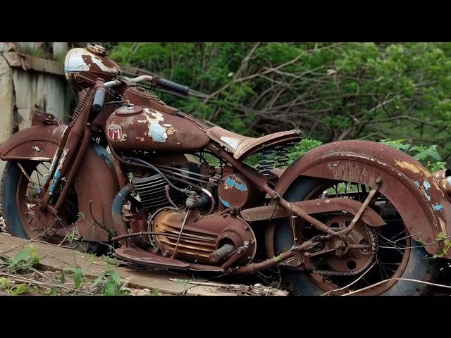 Man Restores 40-Years-Old Classic Motorcycle Back to New | Start to Finish by @LiveWithCreativity