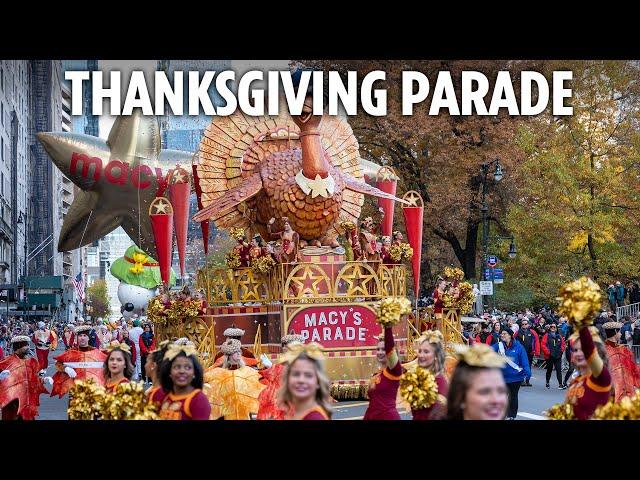 LIVE: Thanksgiving kicks off with Macy's Day Parade in New York City