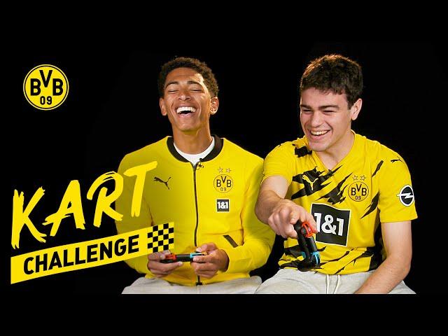 Jude Bellingham vs. Gio Reyna: The BVB Kart Challenge - Race 3+1