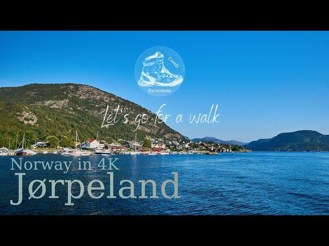 【4K】 Jørpeland: Virtual Walk from the Harbor to Jørpelandsholmen