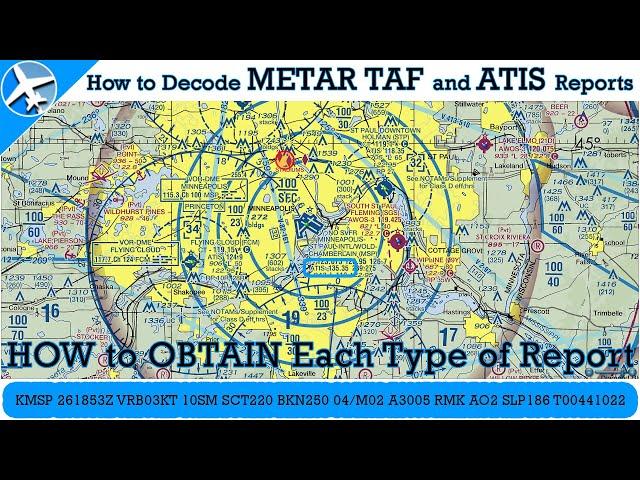 Aviation Weather Reports and Forecasts Explained | METAR TAF ATIS D-ATIS