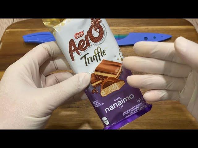 [ASMR] AERO TRUFFLE NANAIMO Candy Bar