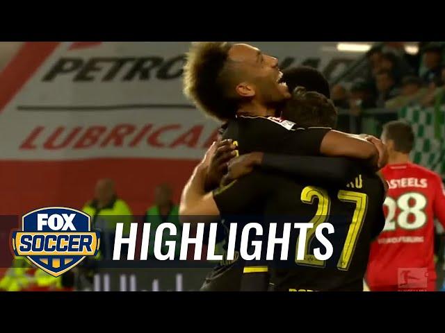 VfL Wolfsburg vs. Borussia Dortmund | 2016-17 Bundesliga Highlights