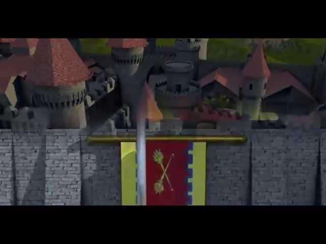 Castillo medieval en 3d