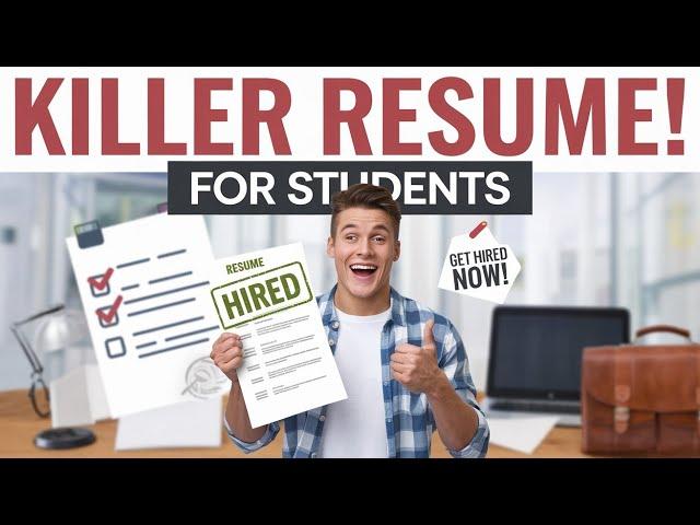 I Landed My Dream Job with THIS Student Resume!