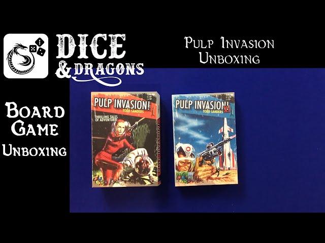 Dice and Dragons - Pulp Invasion Unboxing