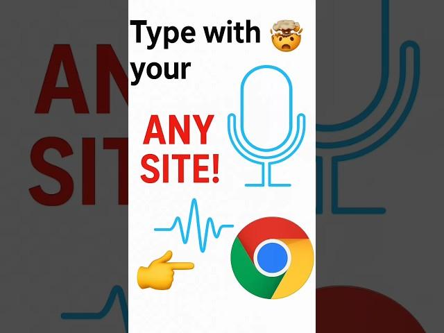 Stop Typing! This Chrome Tool Types What You Say   #Shorts#youtubeshorts #shortfeed #typing