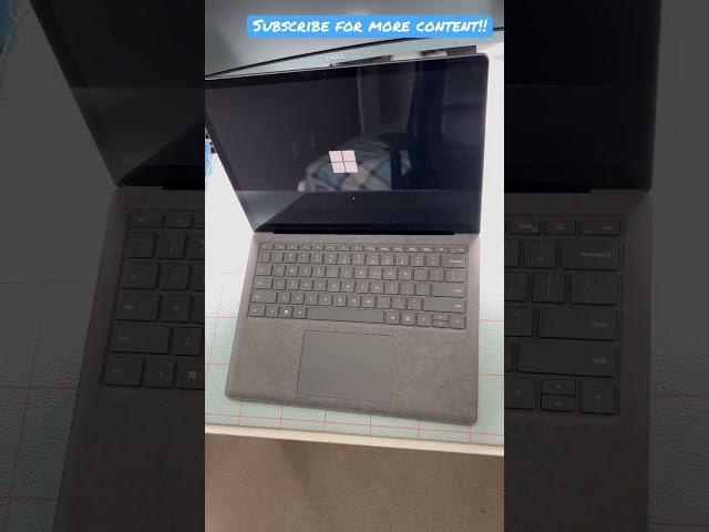 Microsoft Surface Laptop boot up!!#canada #apple #microsoft #shorts #tech #gaming #laptop #viral