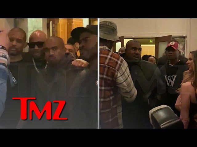 Kanye West Brings Kim Kardashian Look-Alike to 'Jeen-Yuhs' Biopic Screening | TMZ