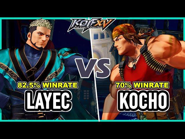 KOF XV  Layec (Rugal/Goenitz/O.Chris) vs Kocho (Ralf/Shermie/Clark)