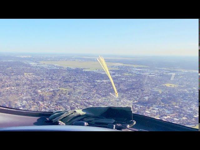 Landing a gyroplane at Parafield Airport