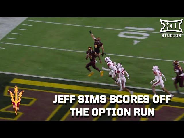 Jeff Sims Mid-Game Entrance Results in Option Run TD