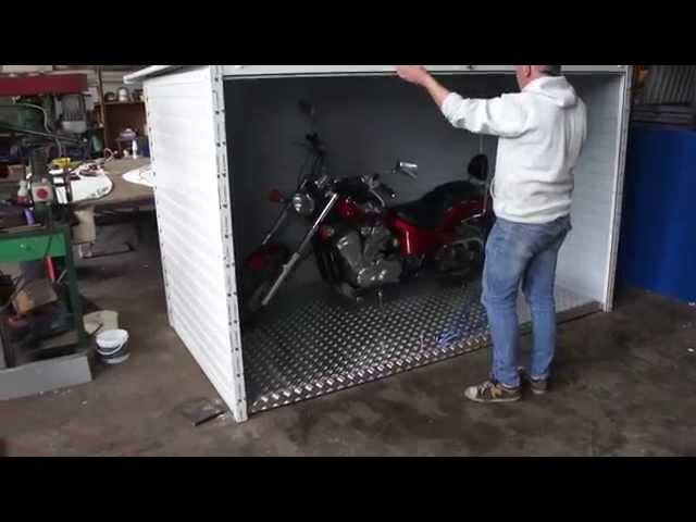 Multiport Motorbike Garage Luxury version Motorradgarage