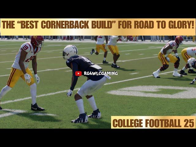 The "BEST CORNERBACK BUILD" For Road To Glory in EA College Football!