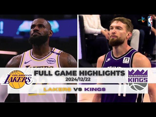 #NBA 【#洛杉磯湖人 vs #沙加緬度國王】 全場賽事精華 ｜20241222｜ #LosAngelesLakers vs #SacramentoKings