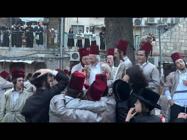 Ultra-Orthodox Jews celebrate Purim holiday in Jerusalem | AFP