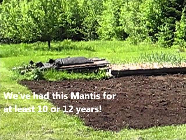 Mantis Rototiller and Spring Planting!