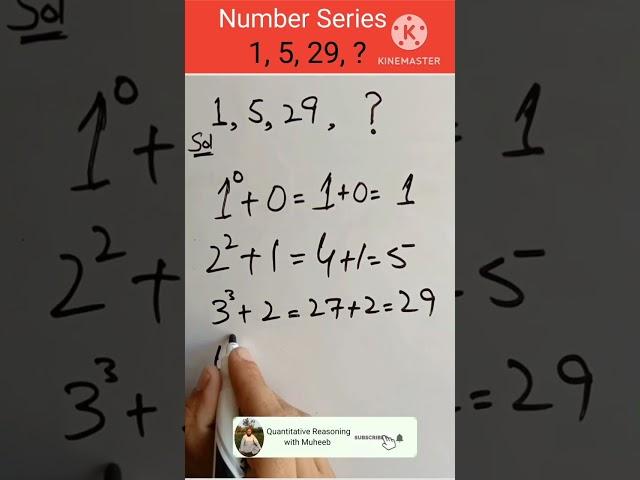 Math Lovers may subscribe, like, comment and share. number series.